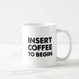 Mug Insérer une pâte amusante au café