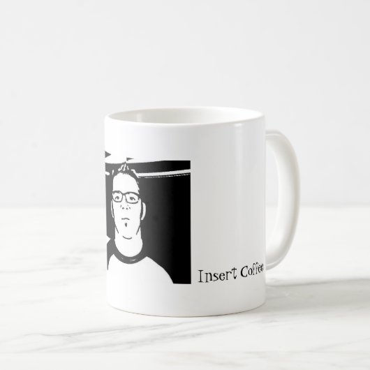 Mug Insérez le café (Devant droit)