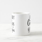 Mug Insérez le café pour commencer une typographie élé (Centre)