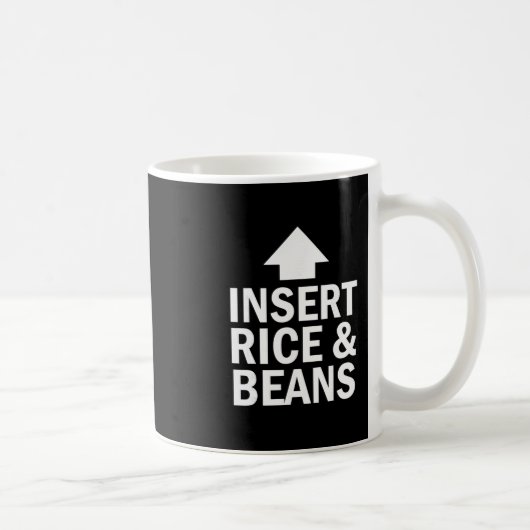 Mug Insert Rice And Beans Thanksgiving Pointing Arrow (Droite)
