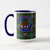 Mug Insigne de clan Bisset & Tartan (Gauche)