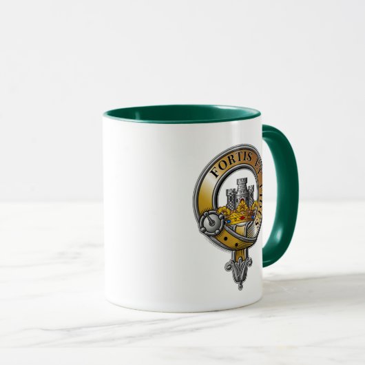 Mug Insigne de crête MacLachlan (Devant droit)