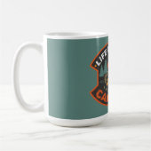 Mug Insigne de feu de camp Mot Art (Gauche)