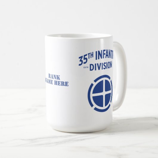 Mug Insigne de la 35e division d'infanterie (Devant droit)
