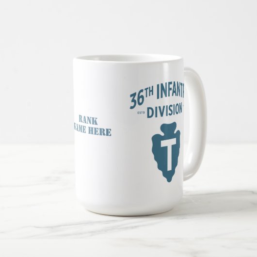 Mug Insigne de la 36e division d'infanterie (Devant droit)
