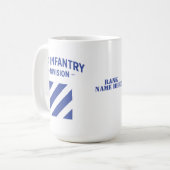Mug Insigne de la 3e division d'infanterie (Devant gauche)