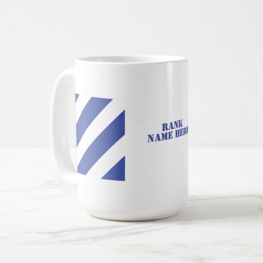 Mug Insigne de la 3e division d'infanterie (Devant gauche)