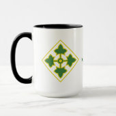 Mug Insigne de la 4e division d'infanterie (Gauche)