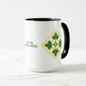 Mug Insigne de la 4e division d'infanterie (Devant droit)