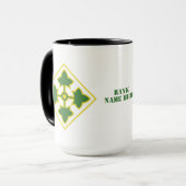 Mug Insigne de la 4e division d'infanterie (Devant gauche)
