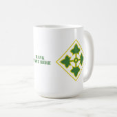 Mug Insigne de la 4e division d'infanterie (Devant droit)
