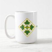Mug Insigne de la 4e division d'infanterie (Gauche)
