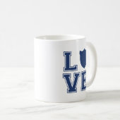 Mug Insigne de policier - L O V E (Devant droit)