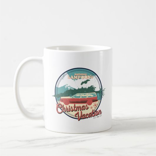 Mug Insigne de vacances de Noël de la Lampe nationale (Gauche)