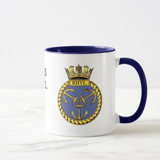 Mug Insigne de voie HMP Rhyl (Droite)