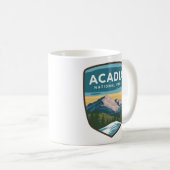 Mug Insigne de voyage du parc national Acadia (Devant droit)