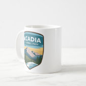 Mug Insigne de voyage du parc national Acadia (Devant gauche)
