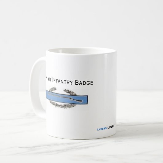 Mug Insigne d'infanterie de combat (Devant gauche)