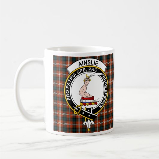 Mug Insigne du clan Ainslie (Gauche)