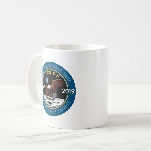 Mug Insigne du patch de mission pour le 50e anniversai (Devant gauche)