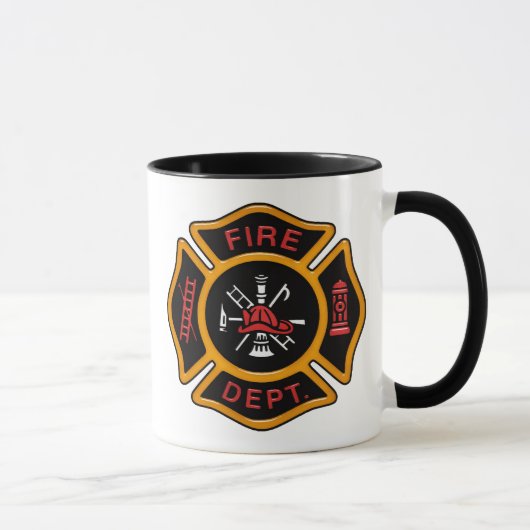 Mug Insigne du service d'incendie (Droite)