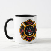Mug Insigne du service d'incendie (Gauche)