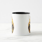 Mug Insigne du service d'incendie Or de flamme (Centre)