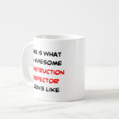 Mug inspecteur de construction, génial (Devant gauche)