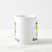 Mug Inspecteur de fille avec verre grossissant (Centre)