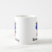 Mug Inspecteur de fille avec verre grossissant (Centre)