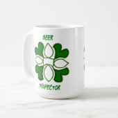 Mug Inspecteur de la bière St patrick Croix celtique e (Devant gauche)