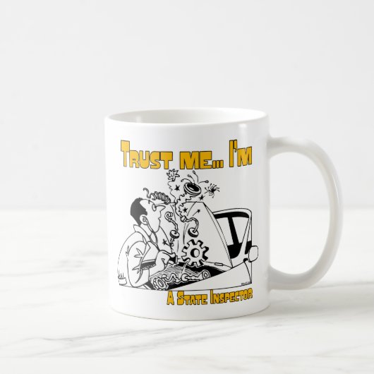 Mug Inspecteur de l'État Faites-moi confiance (Droite)
