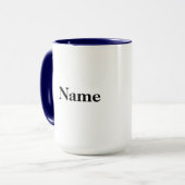 Mug Inspecteur de police ou privé de café oeil (Devant gauche)