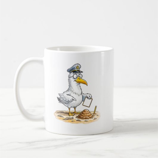 Mug Inspecteur des vers Comic Bird (Gauche)