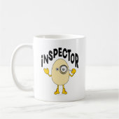 Mug Inspecteur Egghead Texte (Gauche)
