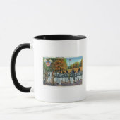 Mug Inspection au camp, Soldats en formation (Gauche)