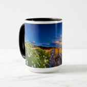 Mug Inspirant avec Coucher de Soleil sur l'Océan (Devant gauche)
