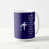 Mug Inspirant Isaïe 46:4 (Devant droit)