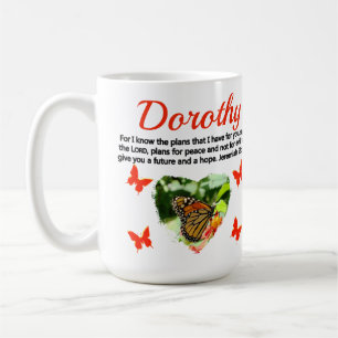 MUG INSPIRANT JEREMIAH 29:11 PERSONNALISÉ BUTTERFLY