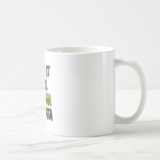 Mug Inspiration Art "Keep It Real Hakuna Matata" (Droite)