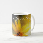 Mug Inspiration "Aujourd'hui c'est votre jour" Sunflow (Devant droit)