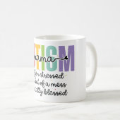 Mug Inspiration Autisme Maman (Devant droit)