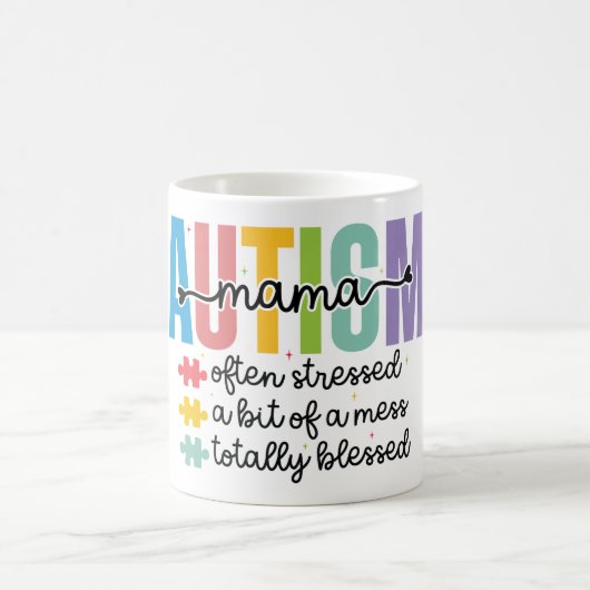 Mug Inspiration Autisme Maman (Centre)