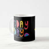 Mug Inspiration Colorée Aujourd'Hui Est Mon Jour (Devant gauche)