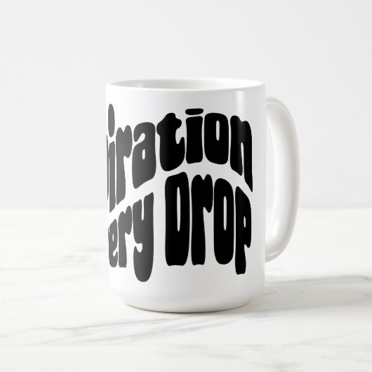 Mug Inspiration Dans Chaque Drop (Devant droit)