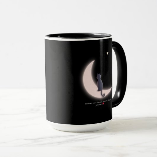 Mug Inspiration de chat (Devant droit)