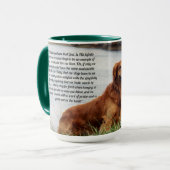 Mug Inspiration de foi inébranlable (Devant gauche)