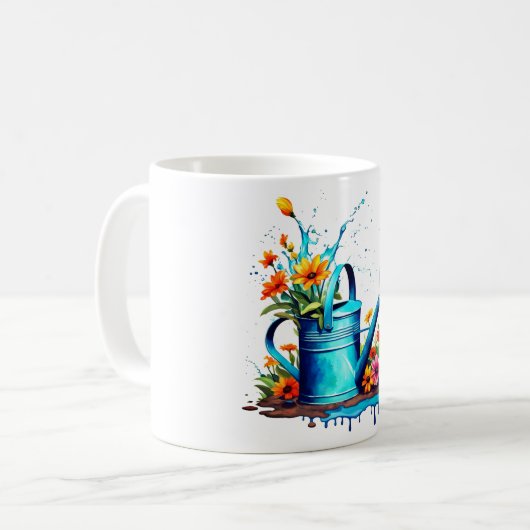 Mug Inspiration de jardin (Devant gauche)