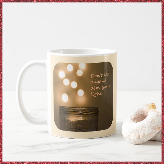Mug Inspiration des voyants de livre de devis