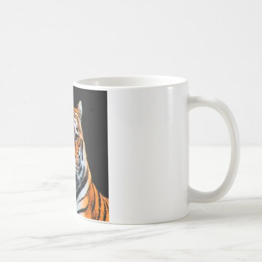 Mug Inspiration des yeux de tigre (Droite)